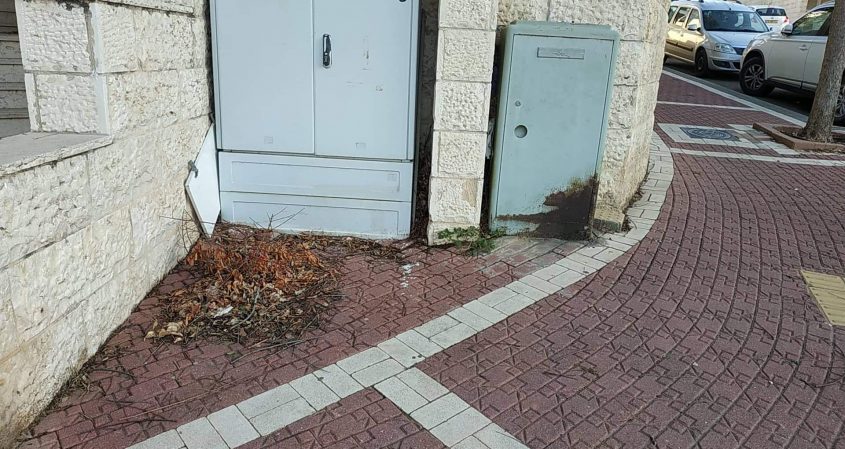 אשפה במודיעין (צילום: פרטי)