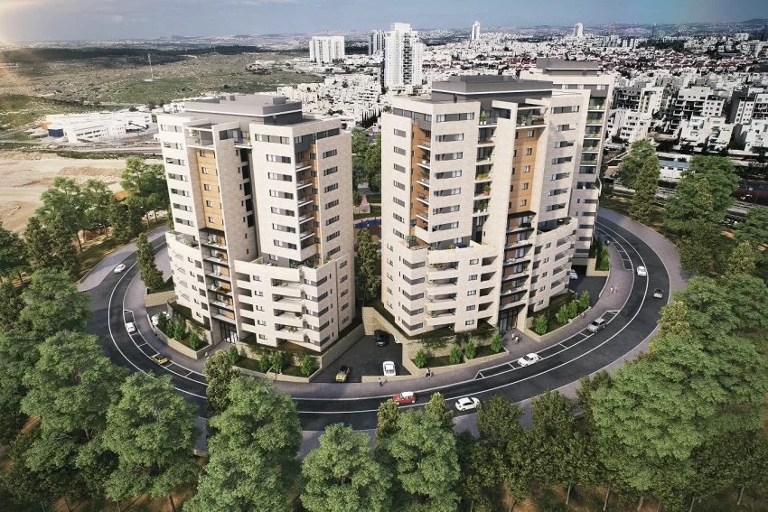 פרויקט נופי ארגמן בשכונת מורשת במודיעין (הדמיה: 3division)