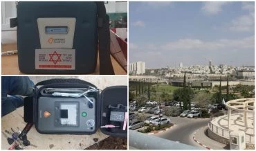 מודיעין, מכשירי החייאה (צילומים: איחוד הצלה, דוברות עיריית מודיעין מכבים רעות)