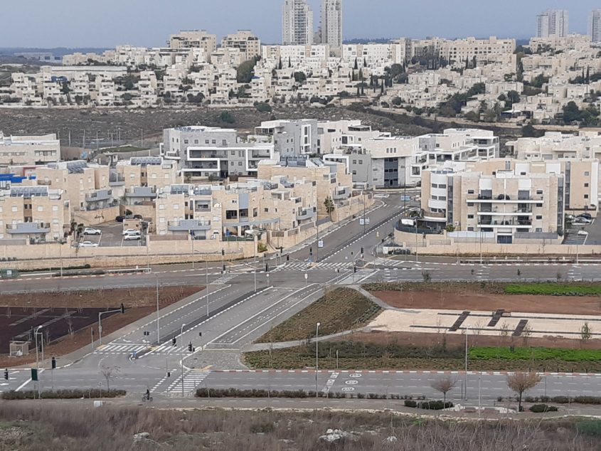 צומת צוקית-רבין, שכונת הציפורים (צילום: דוברות עיריית מודיעין מכבים רעות)