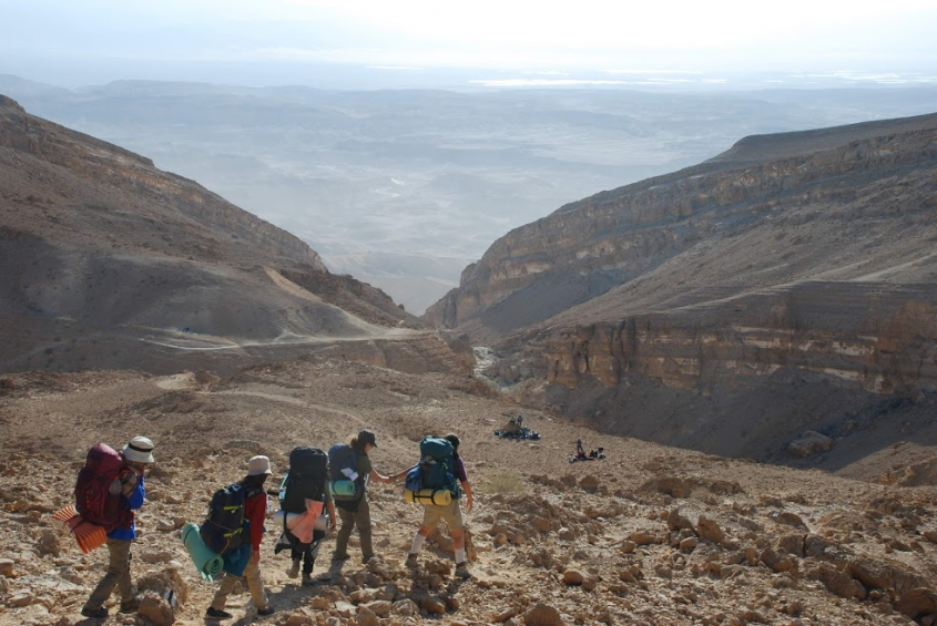 חוגי הסיירות של החברה להגנת הטבע (צילום: נעם בן יעקב)