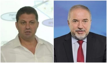 אביגדור ליברמן, חיים ביבס (צילומים: דוברות ישראל ביתנו, דוברות עיריית מודיעין מכבים רעות)