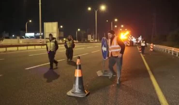 עבודות בכביש (צילום: נתיבי ישראל)