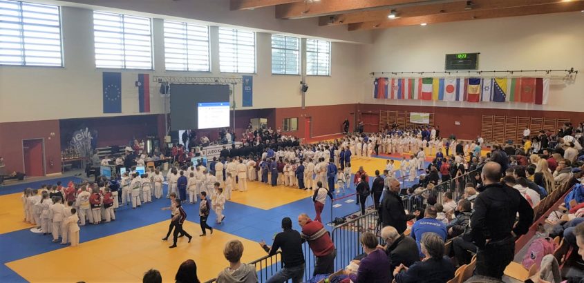 תחרות הג'ודו בסלובניה (צילום: דוברות עיריית מודיעין מכבים רעות)