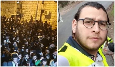 אברהם וינברג ז"ל, הלוויה שהתקיימה אתמול בערב (צילומים: מתוך דף הפייסבוק של ארגון ידידים, שימי אקשטיין)