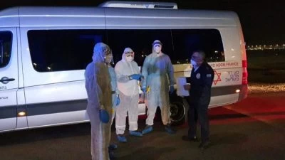 חשש מהתפרצות הקורונה (צילום: תיעוד מבצעי מד"א)