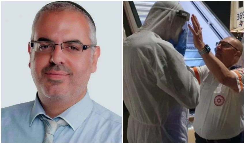 חשש מהתפרצות הקורונה, ברוך בוחניק (צילום: תיעוד מבצעי מד"א, פרטי)