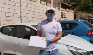 השליח בעבודה (צילום פרטי)
