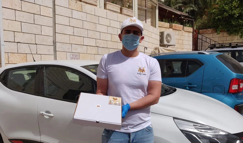 השליח בעבודה (צילום פרטי)