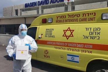 בדיקות קורונה (צילום: תיעוד מבצעי מד"א)