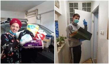 סיוע ארגוני המתנדבים משבר הקורונה (צילום: דוברות עיריית מודיעין-מכבים-רעות)