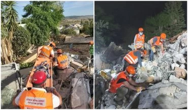 תרגיל רעידת אדמה (צילומים: דוברות עיריית מודיעין מכבים רעות)
