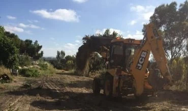 פעולות למניעת שריפות ביער מכבים (צילום: דוברות עיריית מודיעין מכבים רעות)
