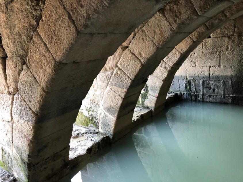 האתר הארכיאולוגי 'בית הקשתות', שבפארק קנדה (צילום: דוברות מתפ"ש)