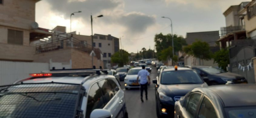 החילוץ של הפעוט ביישוב חשמונאים (צילום: ידידים)