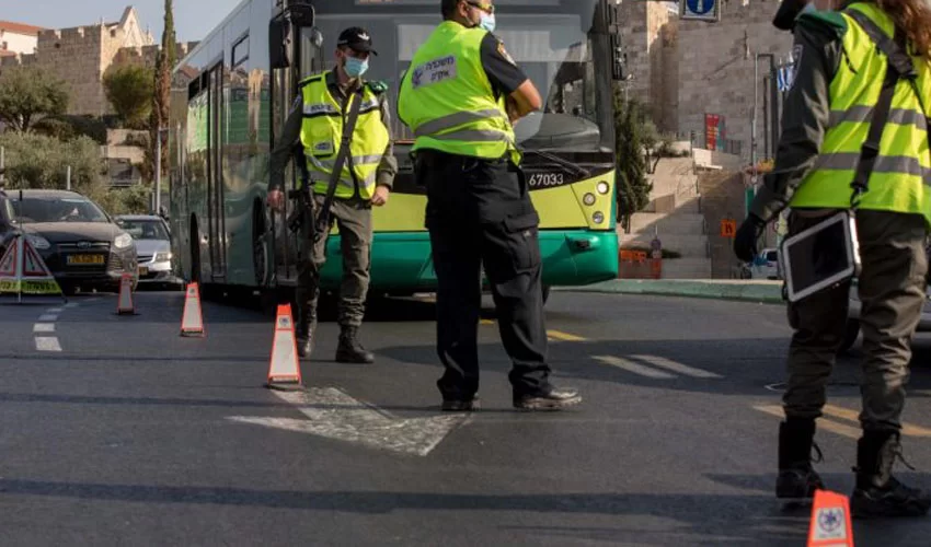 סגר ראש השנה בירושלים - אזור העיר העתיקה (צילום: אוהד צויגנברג)
