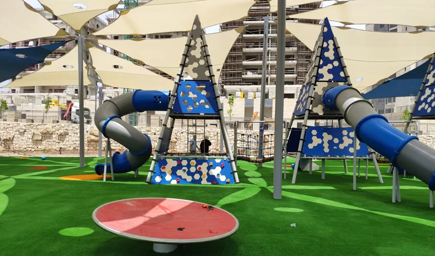 הפארק החדש בנופים (צילום: דוברות עיריית מודיעין מכבים רעות)