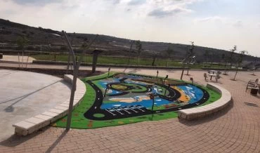 מסלול הילדים בפארק שכונת נופים (צילום: דוברות עיריית מודיעין)