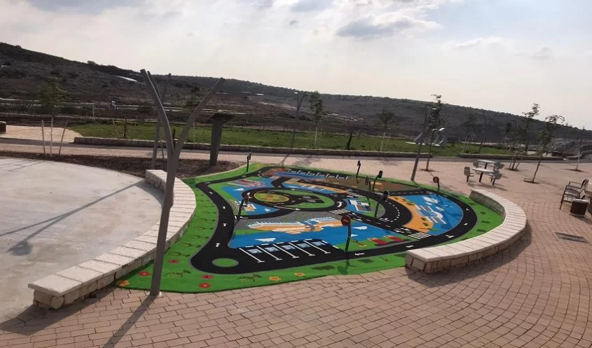 מסלול הילדים בפארק שכונת נופים (צילום: דוברות עיריית מודיעין)