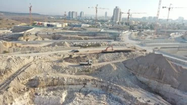 שכונת מורשת מודיעין - עבודות העפר של קבוצת נתיב פיתוח (צילום: נתיב פיתוח)