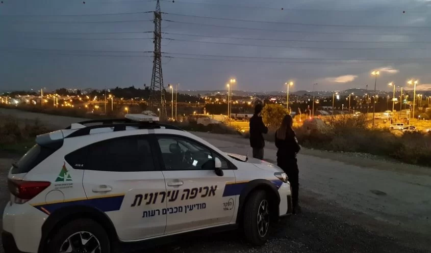 אכיפה משטרתית במודיעין (צילום: דוברות המשטרה)
