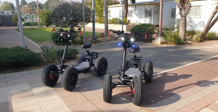כלים ממונעים לסיוע באכיפה (צילום: באדיבות עיריית מודיעין)