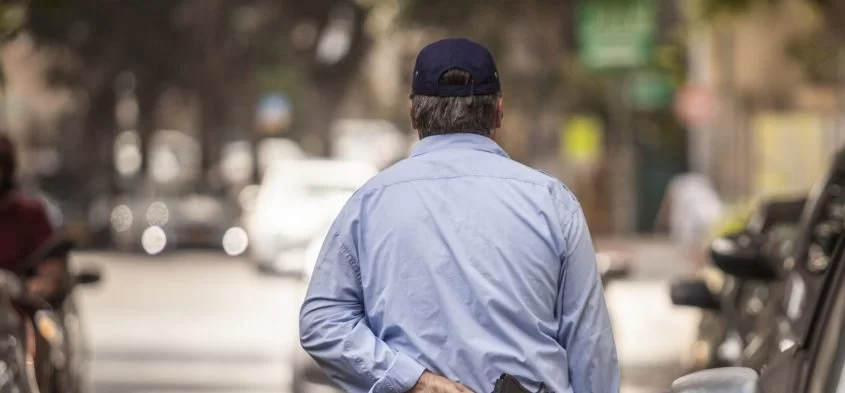 פקח דוח חניה (צילום אילוסטרציה: תומר אפלבאום)
