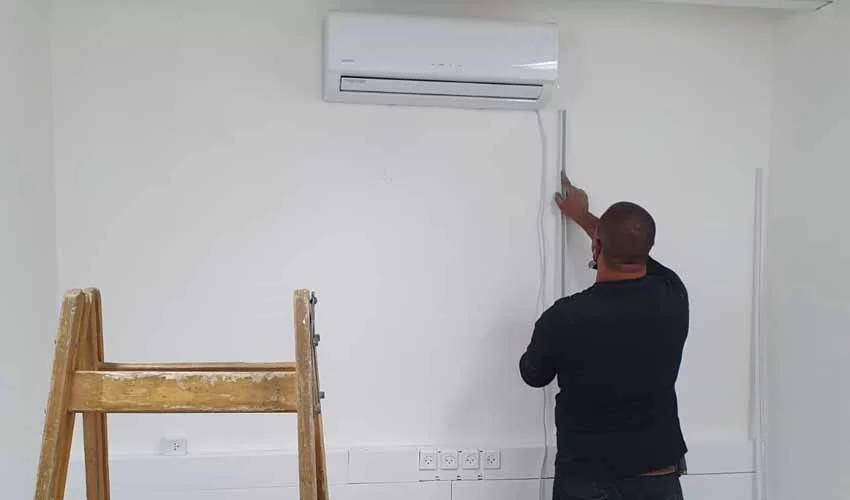 מזגנים חדשים במוסדות החינוך (צילום: דוברות עיריית מודיעין מכבים רעות)