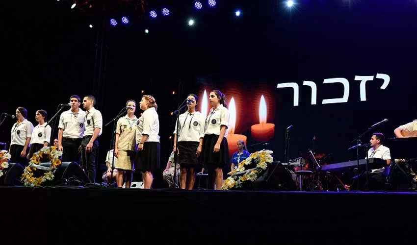 טקס ערב יום הזיכרון (צילום אילוסטרציה: דוברות עיריית מודיעין)