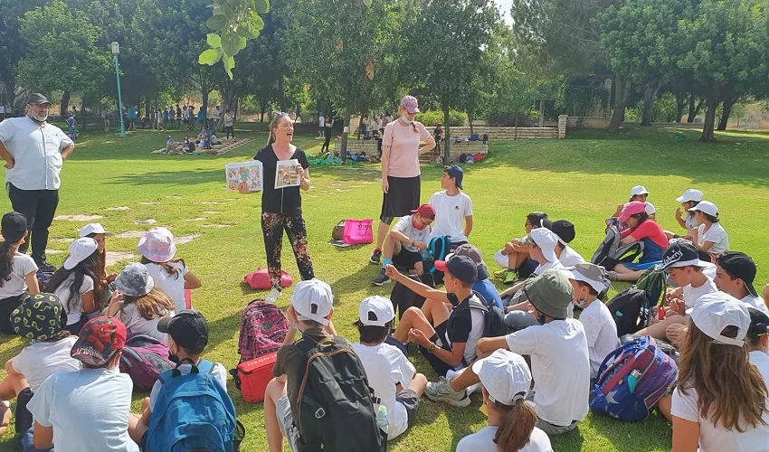 "ניקיון המיליון" בחורשת האומות (צילום: עיריית מודיעין-מכבים-רעות)